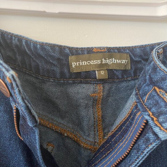 Princess Highway Tulip Embroidered Jeans. - Picture 3 of 3